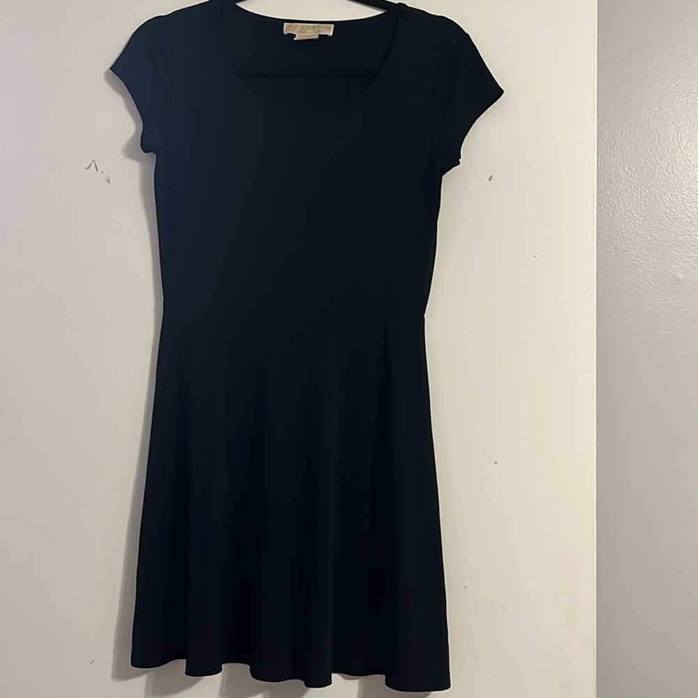 Machel Kors fit-n-flare miniskirt skater dress, P